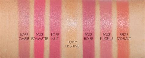 hermes lipstick color chart.